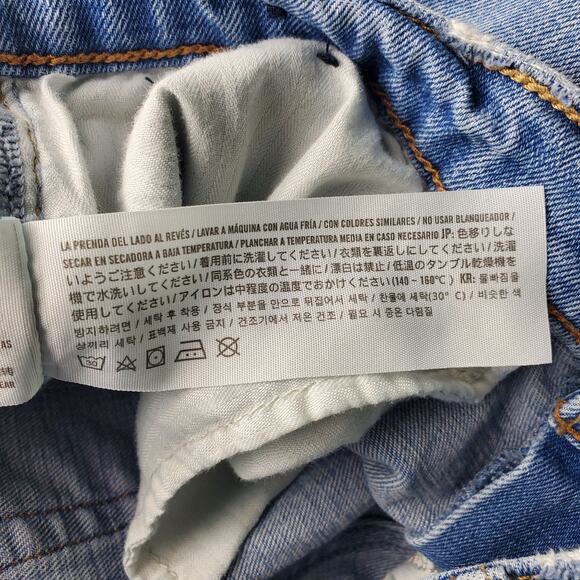 Abercrombie & Fitch Womens Light Ankle Straight Ultra High Rise Jeans Size 30 - Picture 7 of 9